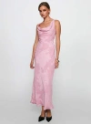 Princess Polly Brietta Cowl Maxi Dress In Pink