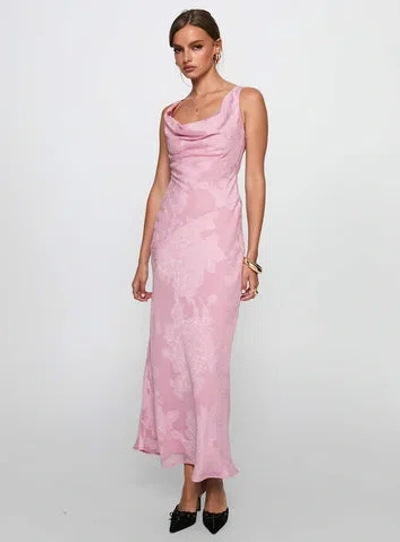 Princess Polly Brietta Cowl Maxi Dress In Pink