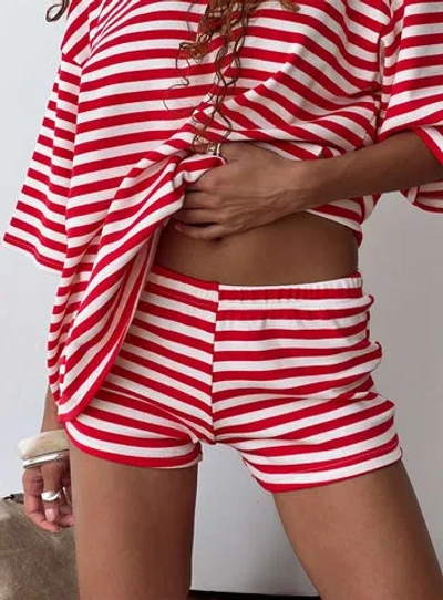 Princess Polly Bryanne Shorts In Red