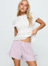Princess Polly Bubbia Tie Up Shorts