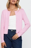 Princess Polly Button-up Cardigan In Pink