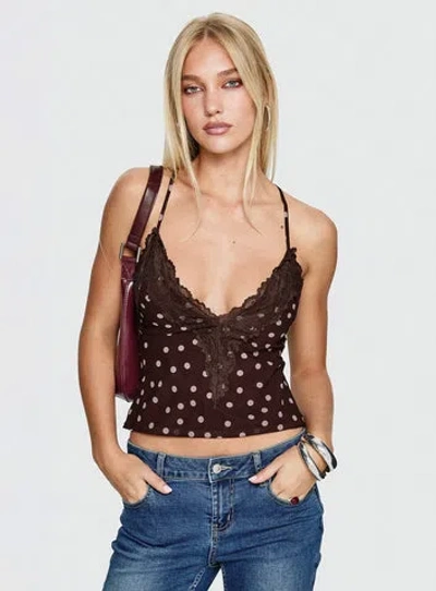 Princess Polly Call My Lover Lace Cami Top