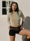 Princess Polly Cardenas Long Sleeve Top In Green