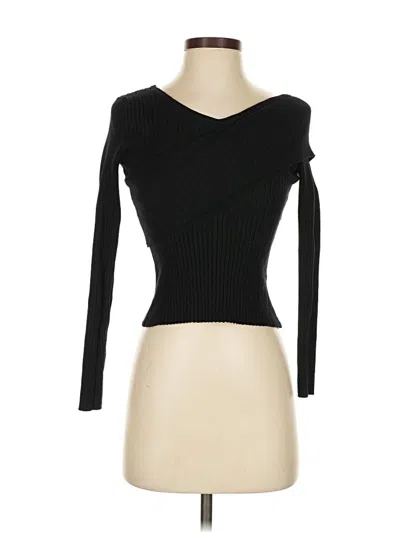 Pre-owned Princess Polly Cardigan Sweater In Black