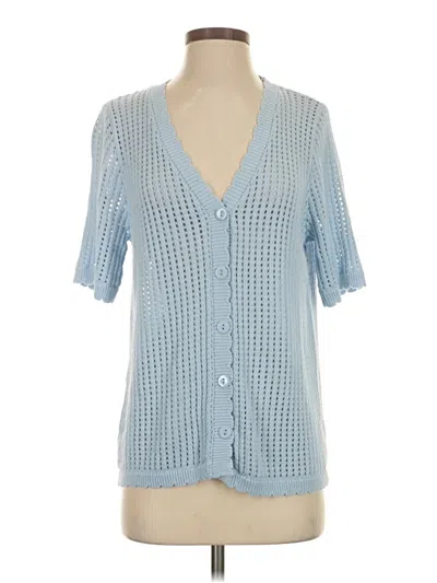 Pre-owned Princess Polly Cardigan Sweater In Blue