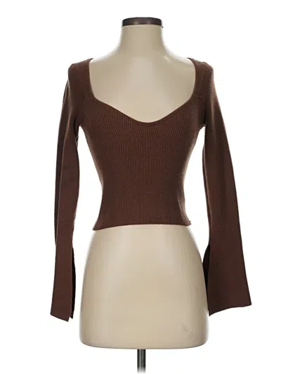 Pre-owned Princess Polly Cardigan Sweater In Brown