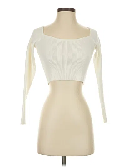 Pre-owned Princess Polly Cardigan Sweater In Ivory