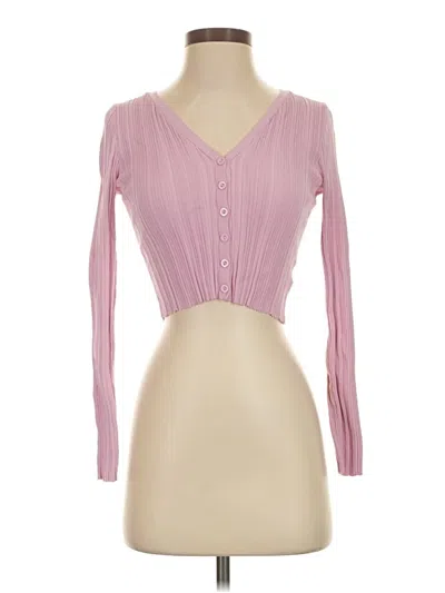 Pre-owned Princess Polly Cardigan Sweater In Pink
