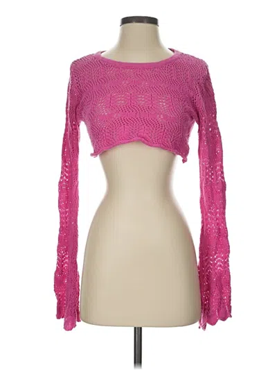 Pre-owned Princess Polly Cardigan Sweater In Pink
