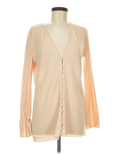 Pre-owned Princess Polly Cardigan Sweater In Tan