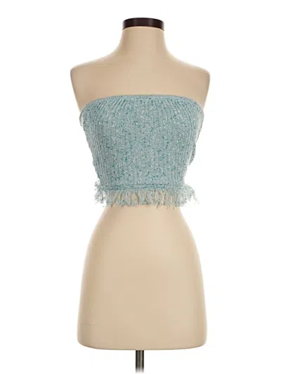 Pre-owned Princess Polly Cardigan Sweater In Teal