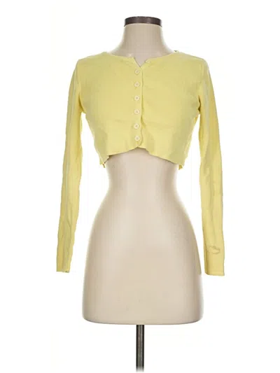 Pre-owned Princess Polly Cardigan Sweater In Yellow