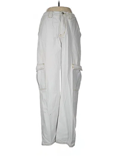 Pre-owned Princess Polly Cargo Pants In Silver