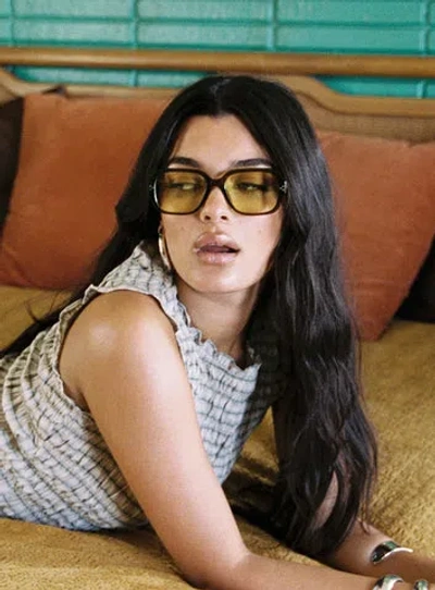 Princess Polly Carolena Sunglasses In Olive