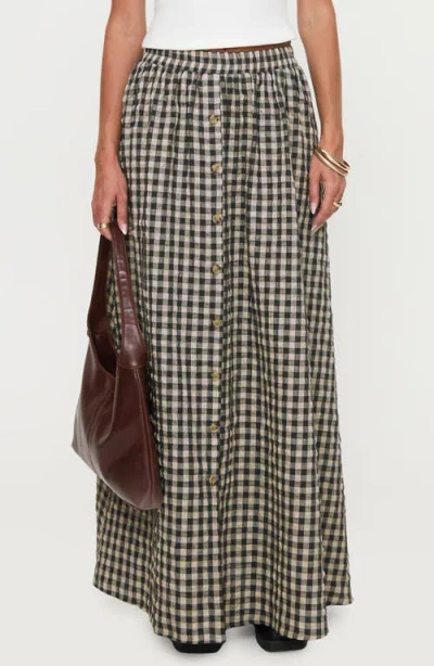 Princess Polly Cartmel Check Maxi Skirt