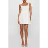 Princess Polly Cartmel Embroidered Eyelet Cotton Minidress In White