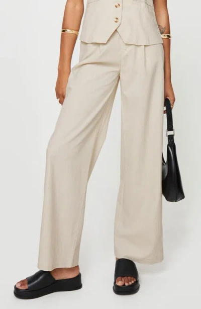 Princess Polly Cassiopeia Vest & Wide Leg Pants Set In Light Beige