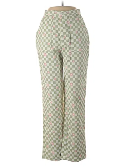 Pre-owned Princess Polly Casual Pants In Green