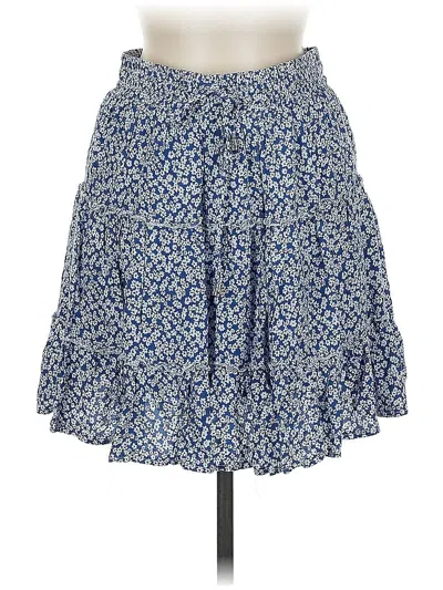 Pre-owned Princess Polly Casual Skirt In Blue
