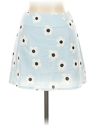 Pre-owned Princess Polly Casual Skirt In Blue