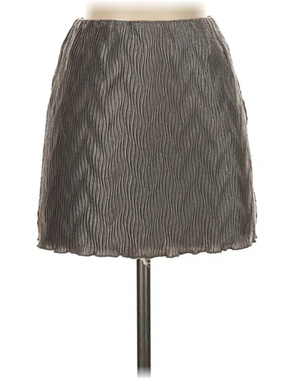Pre-owned Princess Polly Casual Skirt In Gray