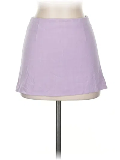 Pre-owned Princess Polly Casual Skirt In Purple