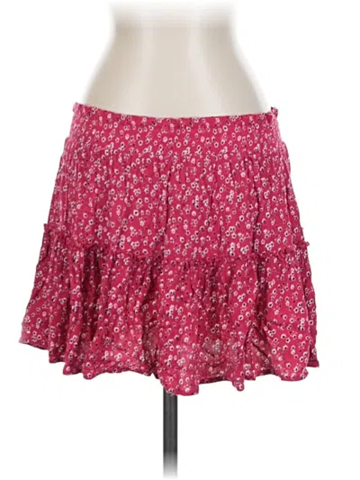 Pre-owned Princess Polly Casual Skirt In Red