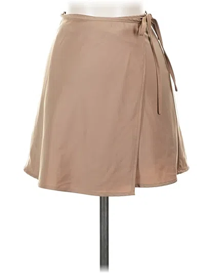 Pre-owned Princess Polly Casual Skirt In Tan
