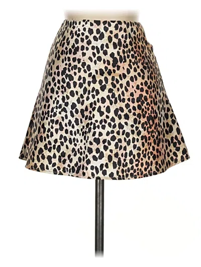 Pre-owned Princess Polly Casual Skirt In Tan