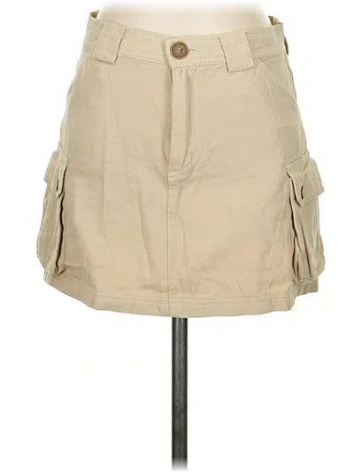 Pre-owned Princess Polly Casual Skirt In Tan