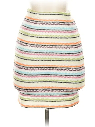 Pre-owned Princess Polly Casual Skirt In White