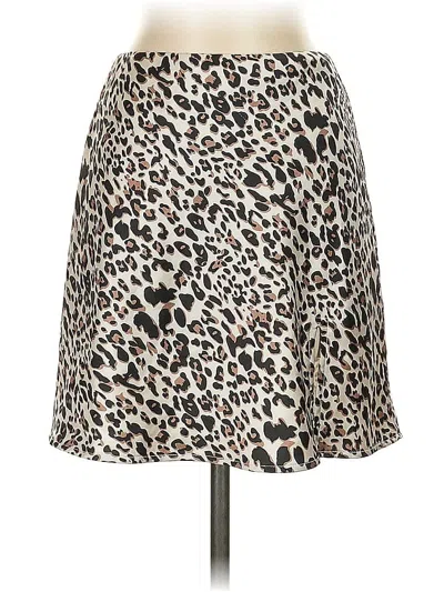 Pre-owned Princess Polly Casual Skirt In White