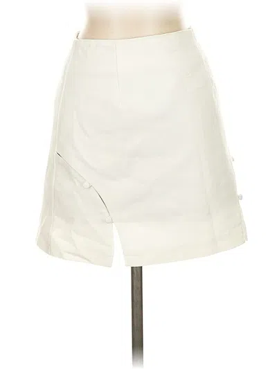 Pre-owned Princess Polly Casual Skirt In White