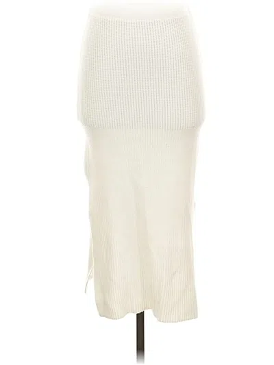 Pre-owned Princess Polly Casual Skirt In White