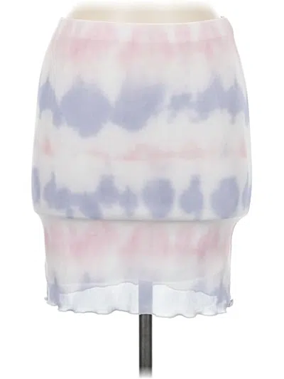 Pre-owned Princess Polly Casual Skirt In White