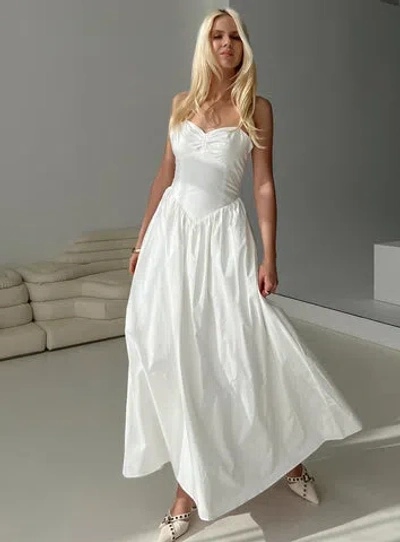 Princess Polly Ceremonious Maxi Dress In White