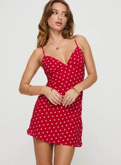 Princess Polly Chara Mini Dress In Red