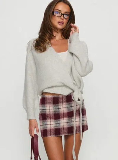 Princess Polly Charmers Mini Skirt In Red