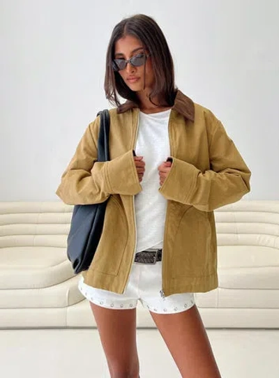 Princess Polly Chesterbrook Jacket In Brown