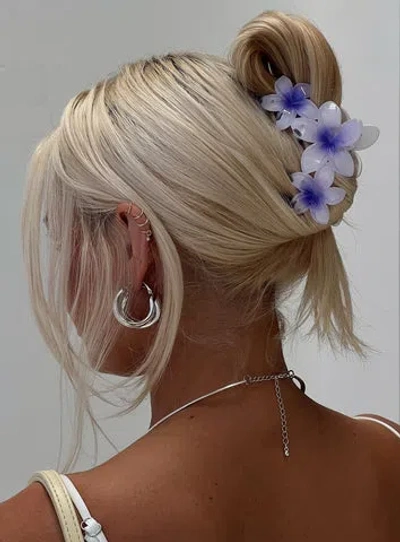 Princess Polly Chianti Frangipani Claw Clip In Purple
