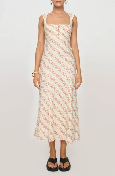 Princess Polly Chosen Girl Linen Blend Maxi Dress In Multi