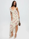 Princess Polly Chrysalis Asymmetrical Midi Dress