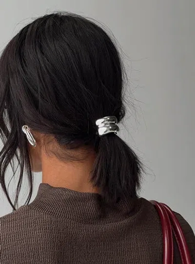 Princess Polly Claresa Hair Tie In Gray