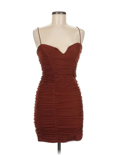 Pre-owned Princess Polly Cocktail Dress In Burgundy