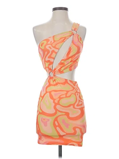 Pre-owned Princess Polly Cocktail Dress In Orange