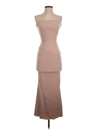 Pre-owned Princess Polly Cocktail Dress In Tan