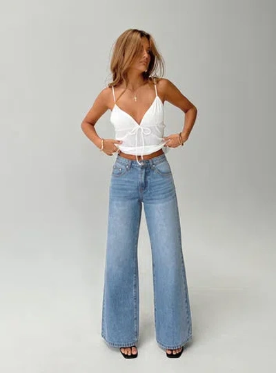 Princess Polly Colemane Mid Rise In Denim