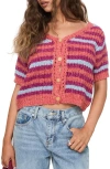 Princess Polly Compassion Knit Cardigan In Pink