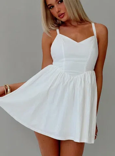 Princess Polly Cona Mini Dress In White