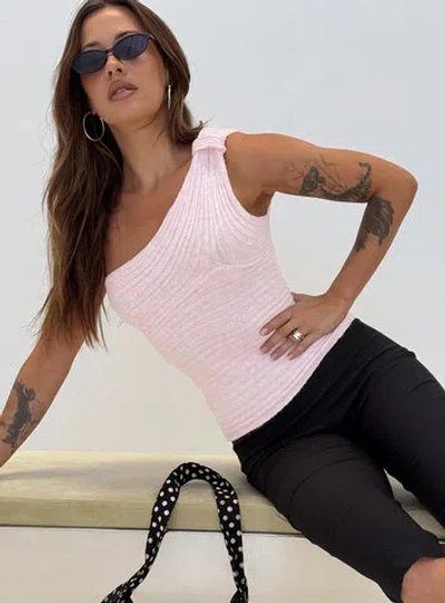 Princess Polly Cornella One Shoulder Top In Pink